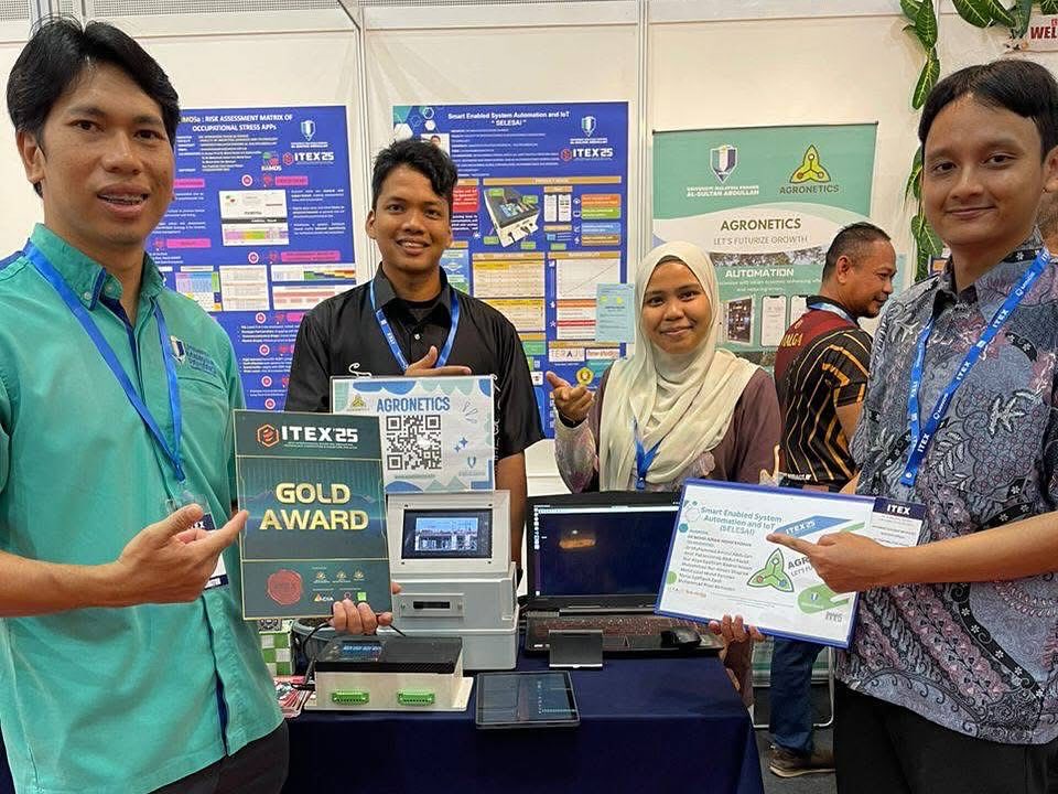 Dr. Mohd Azraai Mohd Razman from FTKPM Wins Gold Medal at ITEX 2025 for &quot;Smart Enabled System Automation and IoT&quot; Project